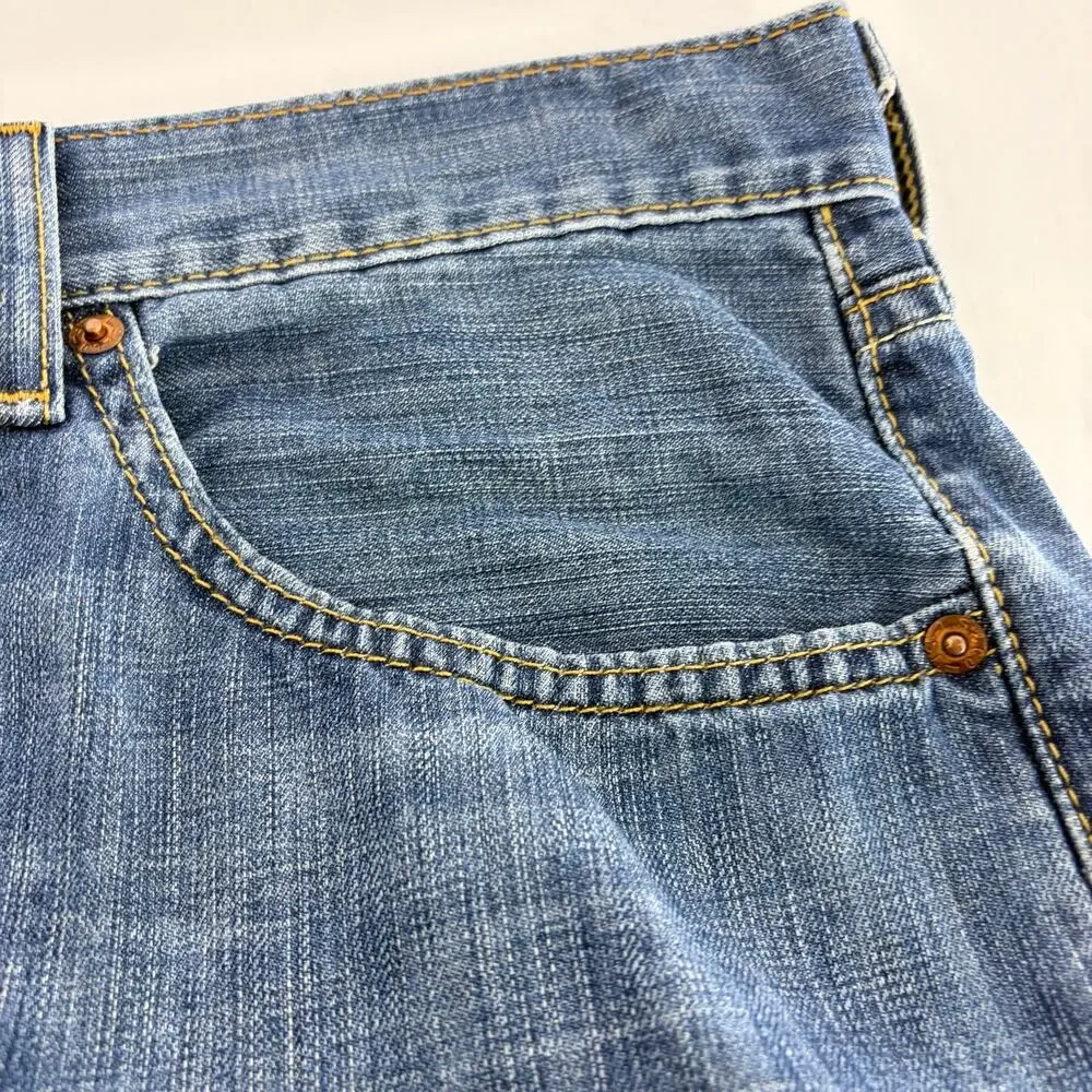 Levi's 505 Straight Fit Jeans 32x30 Medium Wash Denim Red Tab Men's